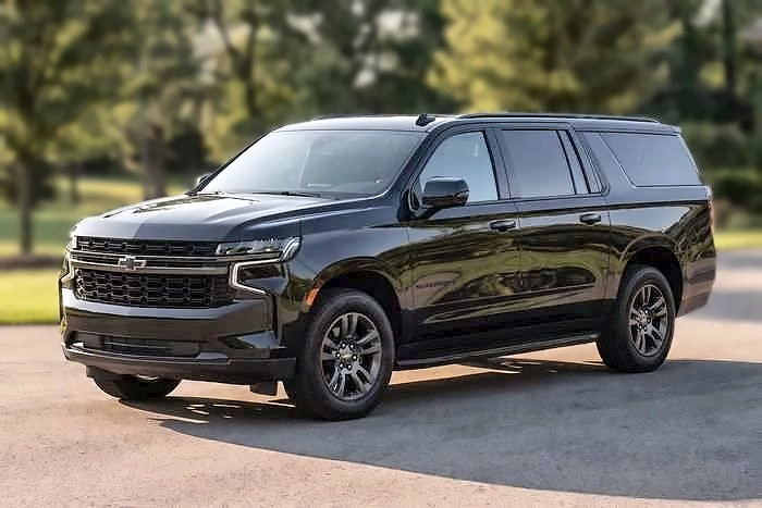 Chevrolet Suburban ESV, 6 passengers, black, from the AB Limousine fleet