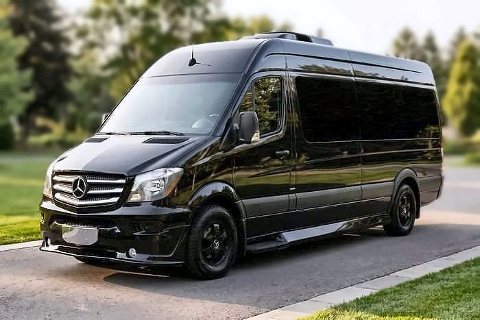 Mercedes-Benz Sprinter, 8 passengers, black, from the AB Limousine fleet