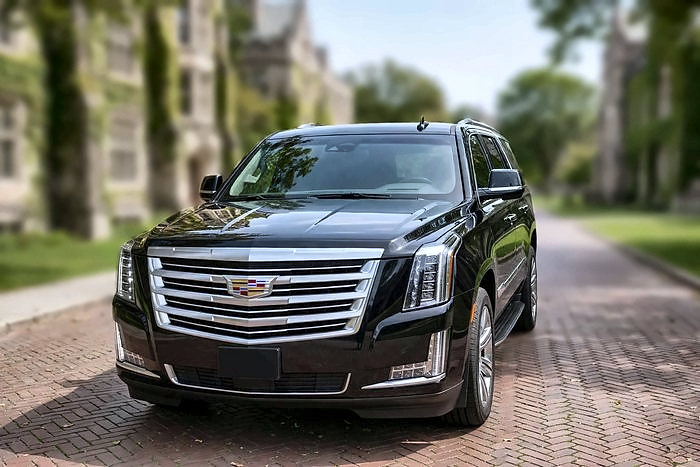 Cadillac Escalade ESV, 6 passengers, black, from the AB Limousine fleet
