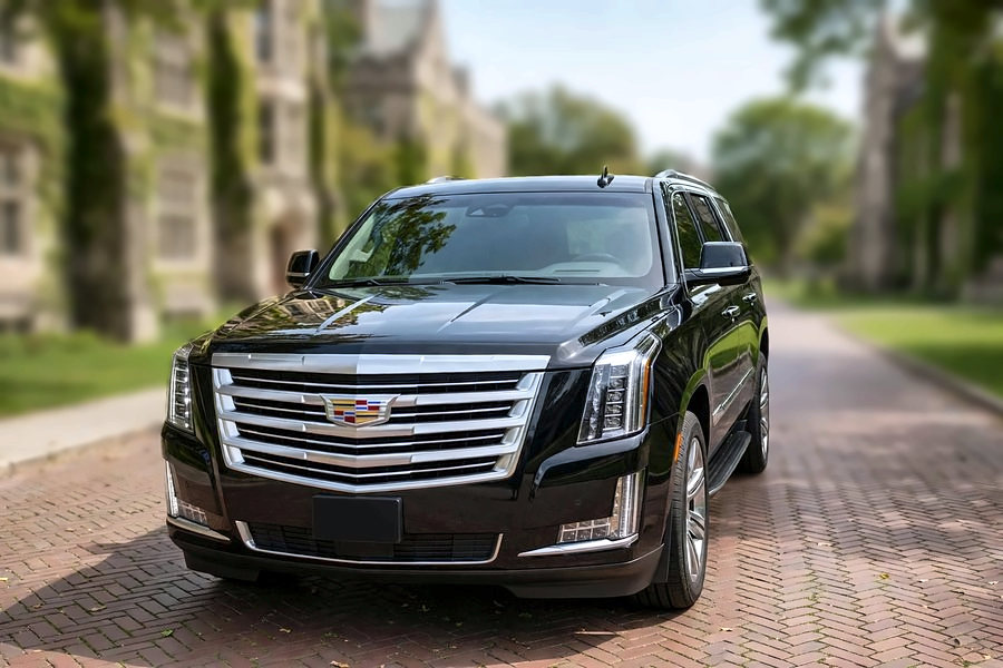 Black Cadillac Escalade ESV