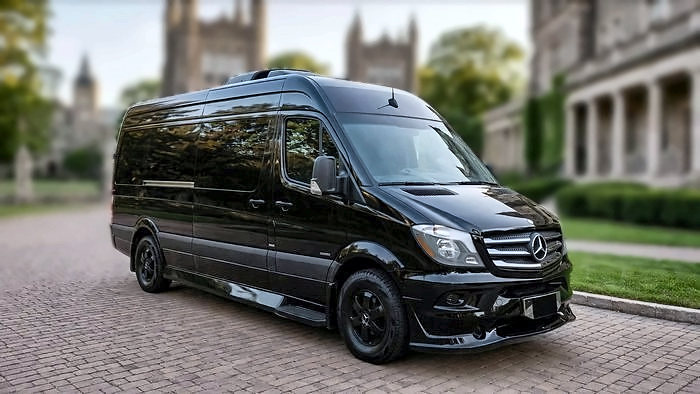 Mercedes-Benz Sprinter, 8 passengers, black, from the AB Limousine fleet