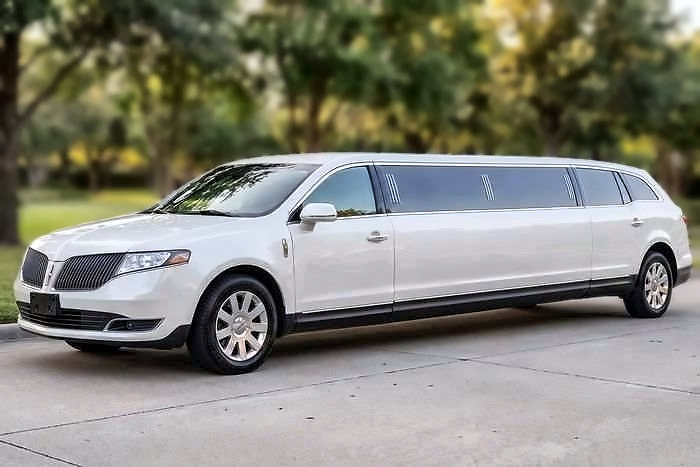 The Lincoln MKT Stretch in white